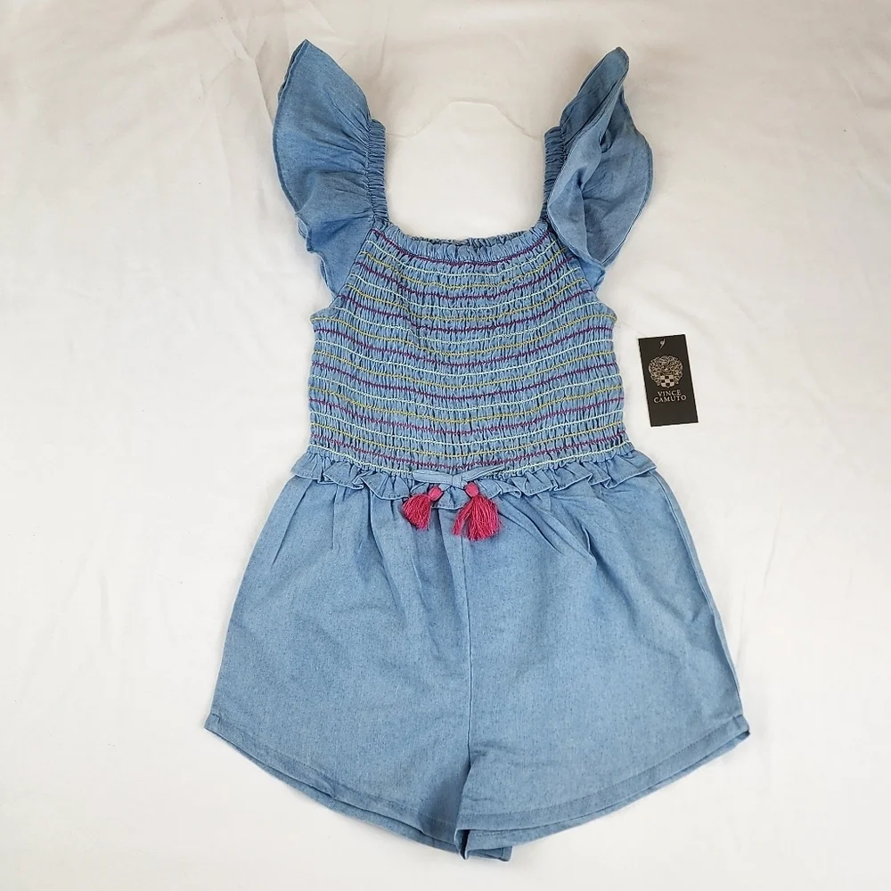 Vince Camuto Kids Blue Romper